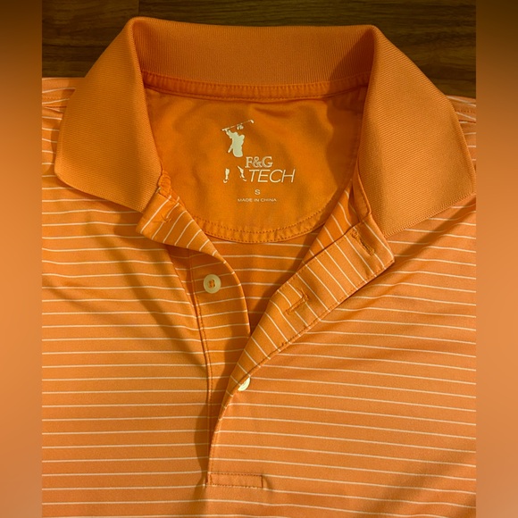 Fairway & Greene Tech Orange Polo - Picture 4 of 9